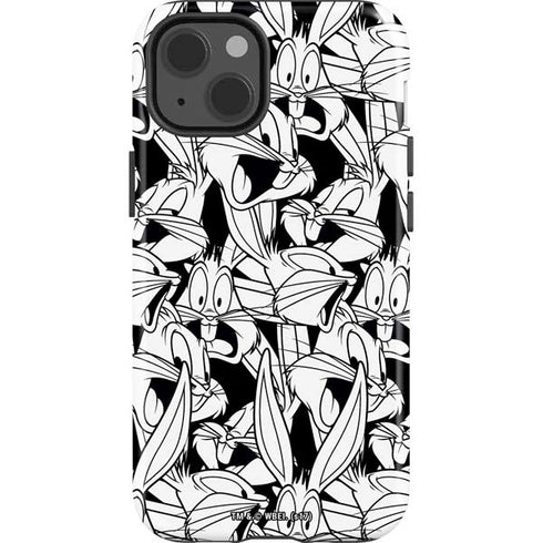 Looney Tunes Bugs Bunny Super Sized Pattern iPhone 13 Impact Case