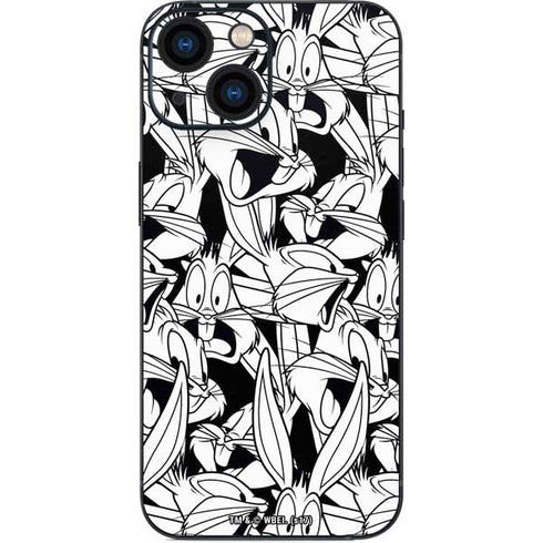 Looney Tunes Bugs Bunny Super Sized Pattern iPhone 13 Mini Skin