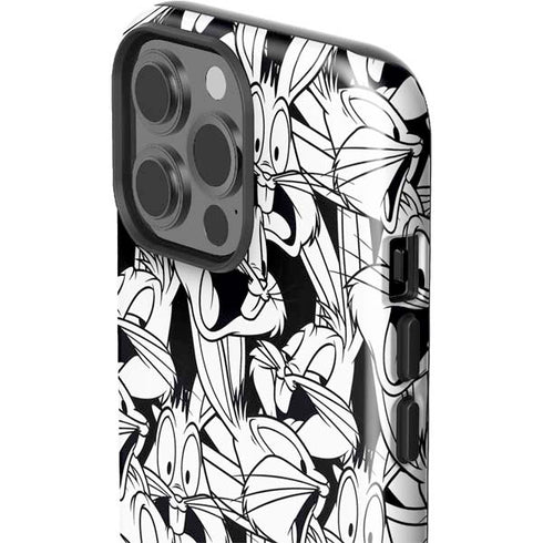 Looney Tunes Bugs Bunny Super Sized Pattern iPhone 13 Pro Max Impact Case