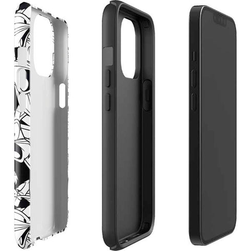Looney Tunes Bugs Bunny Super Sized Pattern iPhone 13 Pro Max Impact Case