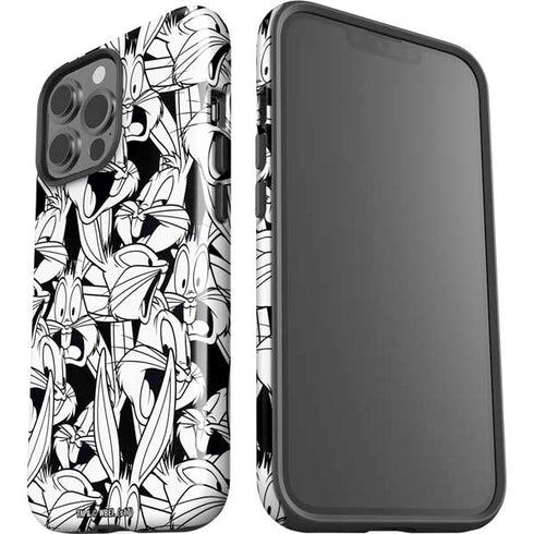 Looney Tunes Bugs Bunny Super Sized Pattern iPhone 13 Pro Max Impact Case