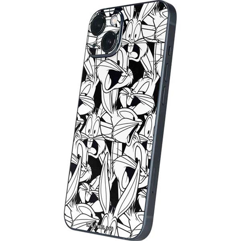 Looney Tunes Bugs Bunny Super Sized Pattern iPhone 14 Plus Skin
