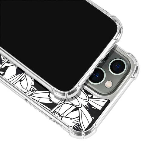 Looney Tunes Bugs Bunny Super Sized Pattern iPhone 14 Pro Clear Case