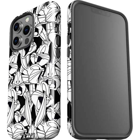 Looney Tunes Bugs Bunny Super Sized Pattern iPhone 14 Pro Impact Case