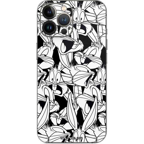 Looney Tunes Bugs Bunny Super Sized Pattern iPhone 14 Pro Max Skin