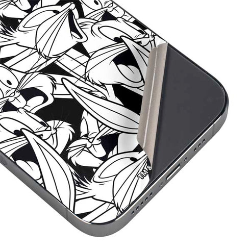Looney Tunes Bugs Bunny Super Sized Pattern iPhone 14 Pro Max Skin