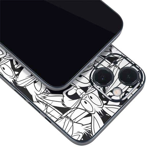 Looney Tunes Bugs Bunny Super Sized Pattern iPhone 14 Skin