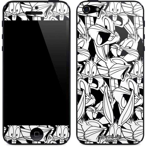 Looney Tunes Bugs Bunny Super Sized Pattern iPhone 5/5s/5SE Skin