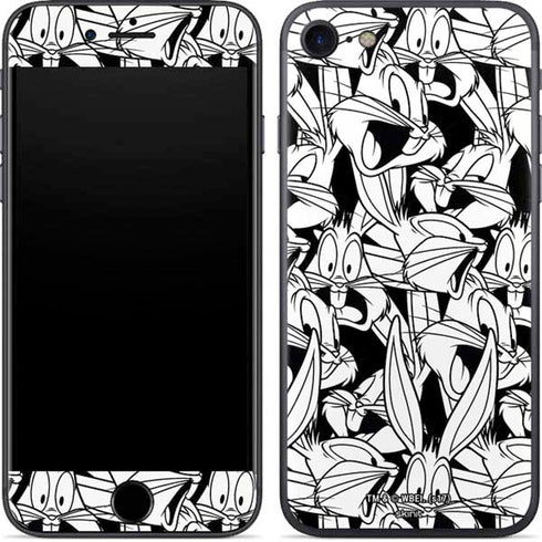 Looney Tunes Bugs Bunny Super Sized Pattern iPhone 8 Skin