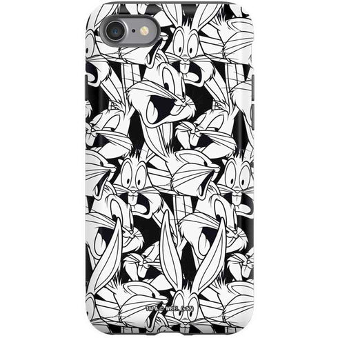 Looney Tunes Bugs Bunny Super Sized Pattern iPhone SE (2nd & 3rd Gen) Pro Case