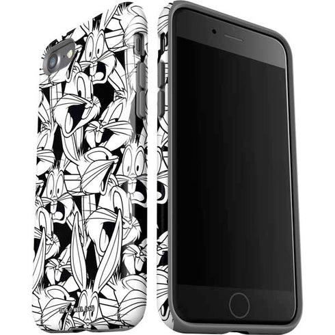 Looney Tunes Bugs Bunny Super Sized Pattern iPhone SE (2nd & 3rd Gen) Pro Case
