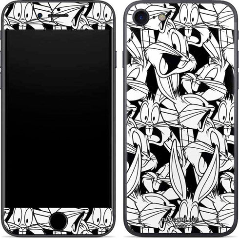 Looney Tunes Bugs Bunny Super Sized Pattern iPhone SE (2nd & 3rd Gen) Skin
