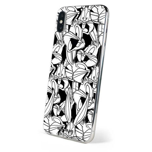 Looney Tunes Bugs Bunny Super Sized Pattern iPhone X Skin