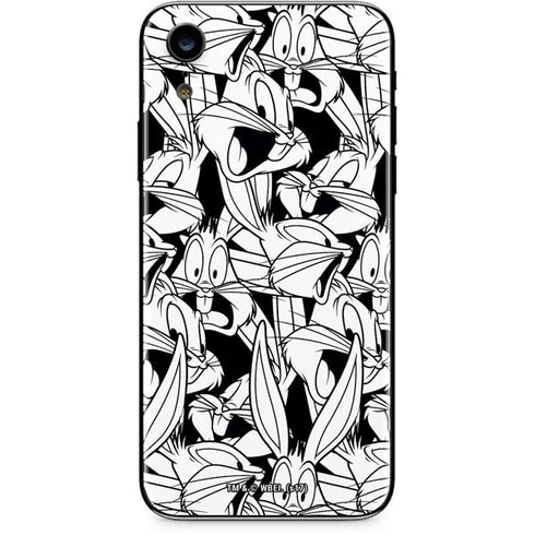 Looney Tunes Bugs Bunny Super Sized Pattern iPhone XR Skin