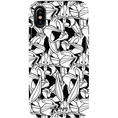 Looney Tunes Bugs Bunny Super Sized Pattern iPhone XS Pro Case