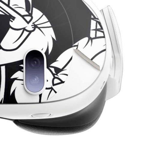 Looney Tunes Bugs Bunny Super Sized Pattern Meta Quest 3 Skin