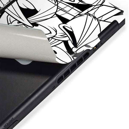 Looney Tunes Bugs Bunny Super Sized Pattern Nintendo Switch Bundle Skin