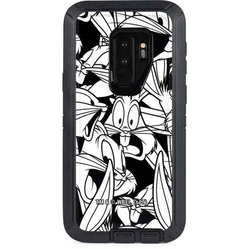 Looney Tunes Bugs Bunny Super Sized Pattern Otterbox Defender Galaxy Skin
