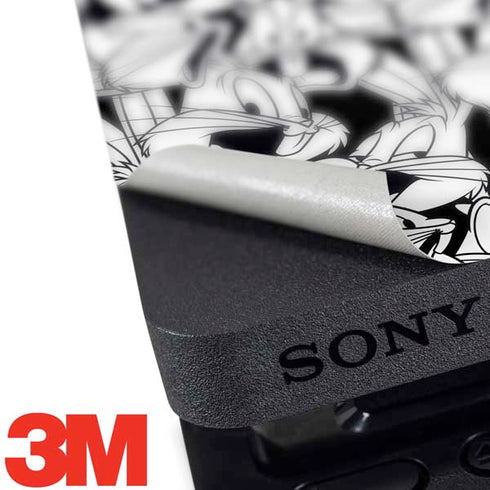 Looney Tunes Bugs Bunny Super Sized Pattern PS4 Slim Bundle Skin