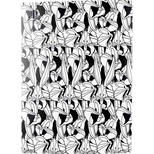 Looney Tunes Bugs Bunny Super Sized Pattern PS5 Console Skin