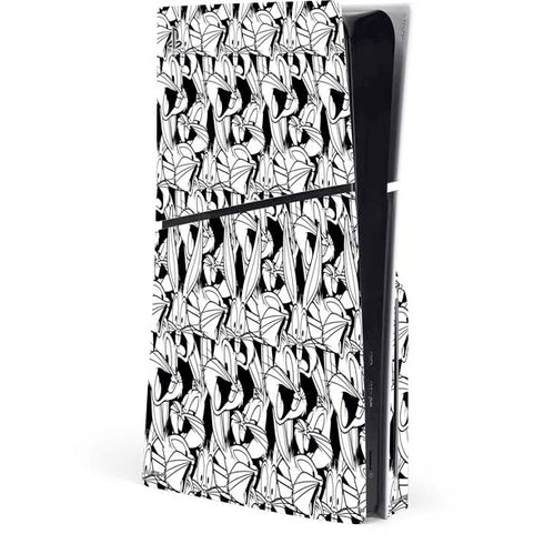 Looney Tunes Bugs Bunny Super Sized Pattern PS5 Slim Disk Console Skin