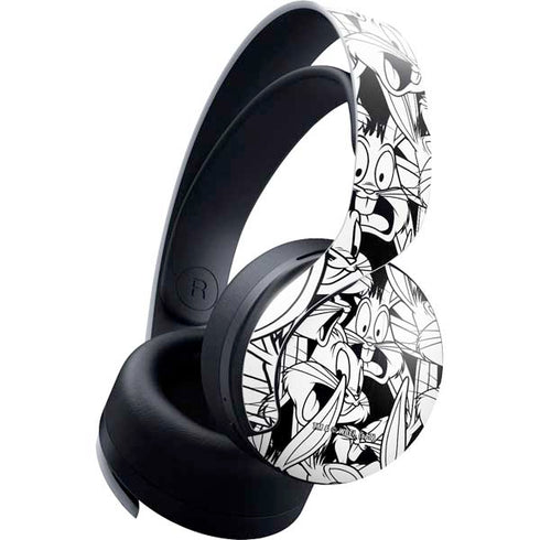 Looney Tunes Bugs Bunny Super Sized Pattern PULSE 3D Wireless Headset for PS5 Skin