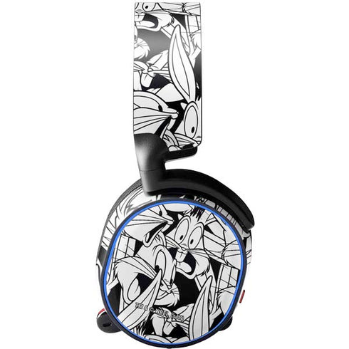 Looney Tunes Bugs Bunny Super Sized Pattern SteelSeries Arctis 3 Skin