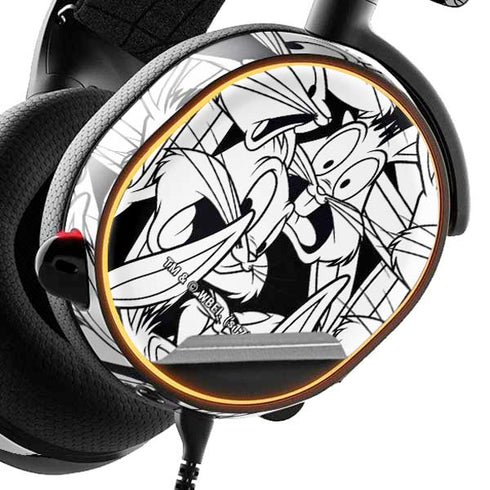 Looney Tunes Bugs Bunny Super Sized Pattern SteelSeries Arctis 5 Skin