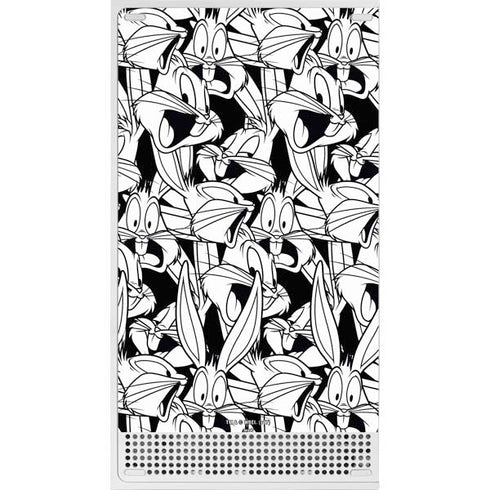 Looney Tunes Bugs Bunny Super Sized Pattern Xbox Series S Console Skin