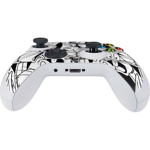 Looney Tunes Bugs Bunny Super Sized Pattern Xbox Series S Controller Skin