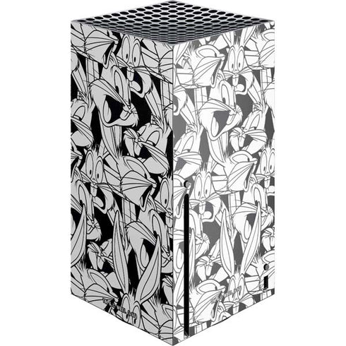 Looney Tunes Bugs Bunny Super Sized Pattern Xbox Series X Console Skin