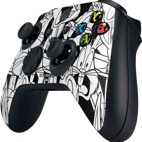 Looney Tunes Bugs Bunny Super Sized Pattern Xbox Series X Controller Skin