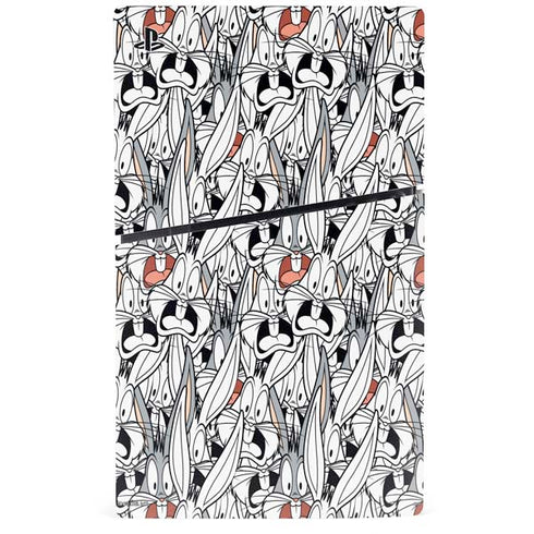 Looney Tunes Bugs Bunny Super Sized PS5 Slim Disk Bundle Skin
