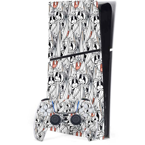 Looney Tunes Bugs Bunny Super Sized PS5 Slim Digital Edition Console Skin