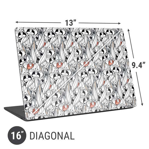 Looney Tunes Bugs Bunny Super Sized Universal Laptop 16in (13 x 9.4in) Skin