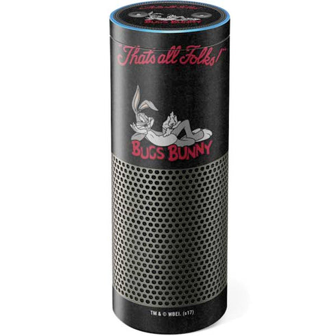 Looney Tunes Bugs Bunny Thats All Folks Amazon Echo Skin