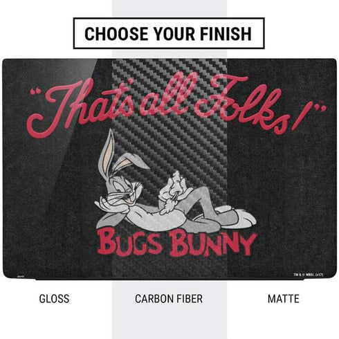 Looney Tunes Bugs Bunny Thats All Folks Dell Vostro Skin
