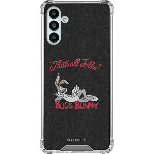 Looney Tunes Bugs Bunny Thats All Folks Galaxy A13 5G Clear Case