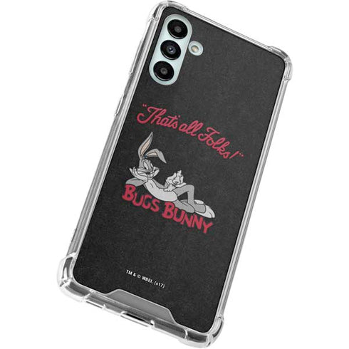 Looney Tunes Bugs Bunny Thats All Folks Galaxy A13 5G Clear Case
