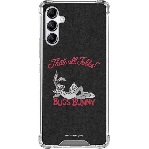 Looney Tunes Bugs Bunny Thats All Folks Galaxy A14 5G Clear Case