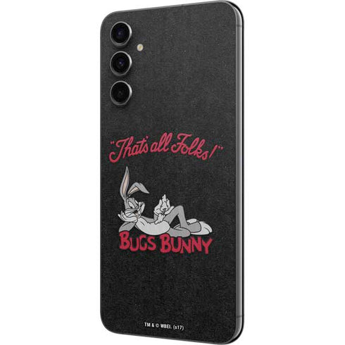 Looney Tunes Bugs Bunny Thats All Folks Galaxy A14 5G Skin