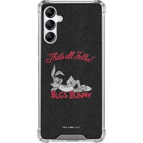 Looney Tunes Bugs Bunny Thats All Folks Galaxy A15 5G Clear Case