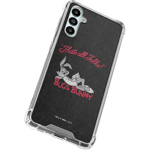 Looney Tunes Bugs Bunny Thats All Folks Galaxy A15 5G Clear Case