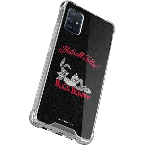 Looney Tunes Bugs Bunny Thats All Folks Galaxy A51 5G Clear Case
