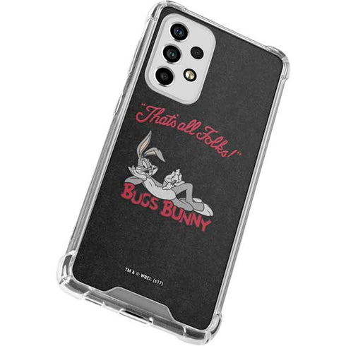 Looney Tunes Bugs Bunny Thats All Folks Galaxy A53 5G Clear Case