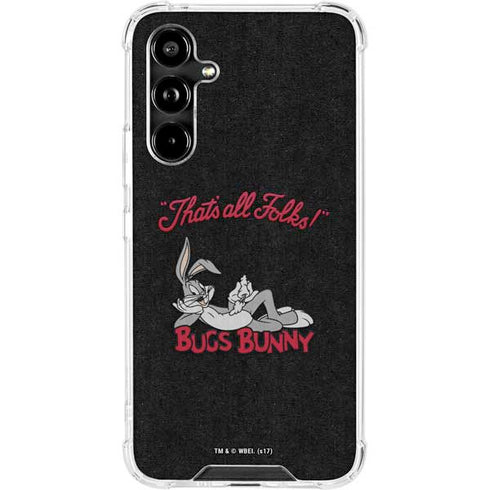 Looney Tunes Bugs Bunny Thats All Folks Galaxy A54 5G Clear Case
