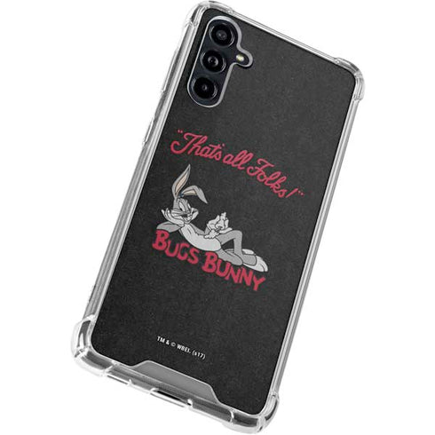 Looney Tunes Bugs Bunny Thats All Folks Galaxy A54 5G Clear Case
