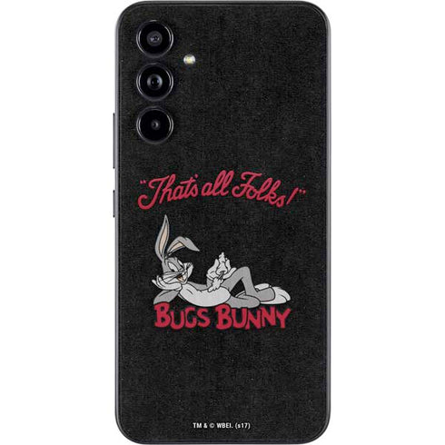 Looney Tunes Bugs Bunny Thats All Folks Galaxy A54 5G Skin