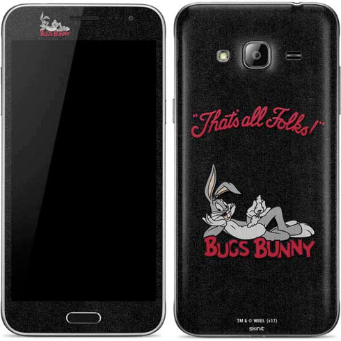 Looney Tunes Bugs Bunny Thats All Folks Galaxy J3 Skin