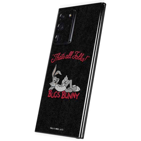 Looney Tunes Bugs Bunny Thats All Folks Galaxy Note20 Ultra 5G Skin